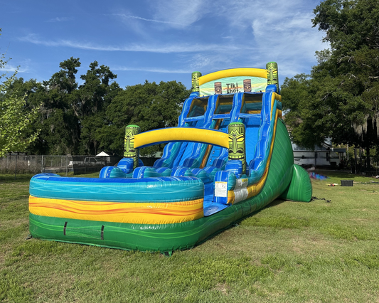 Tiki Shot Dual Lane Water Slide