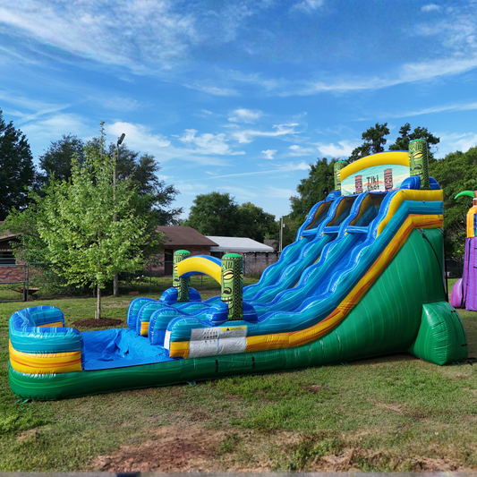 Tiki Shot Dual Lane Water Slide