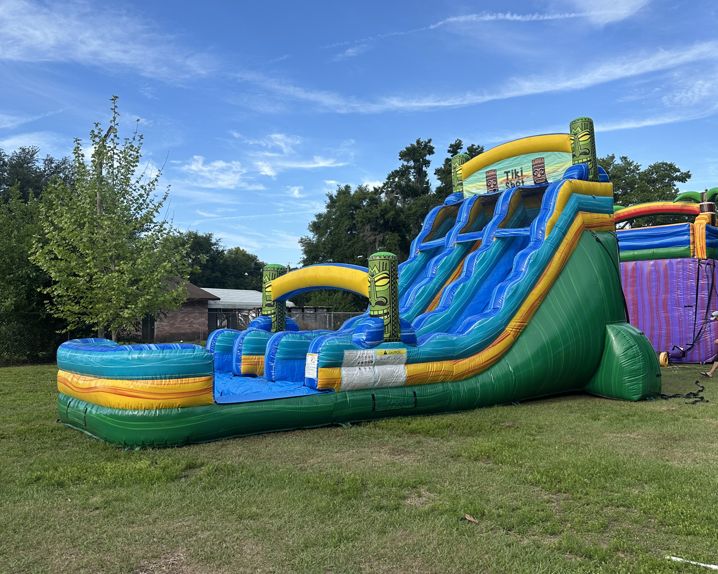 Tiki Shot Dual Lane Water Slide
