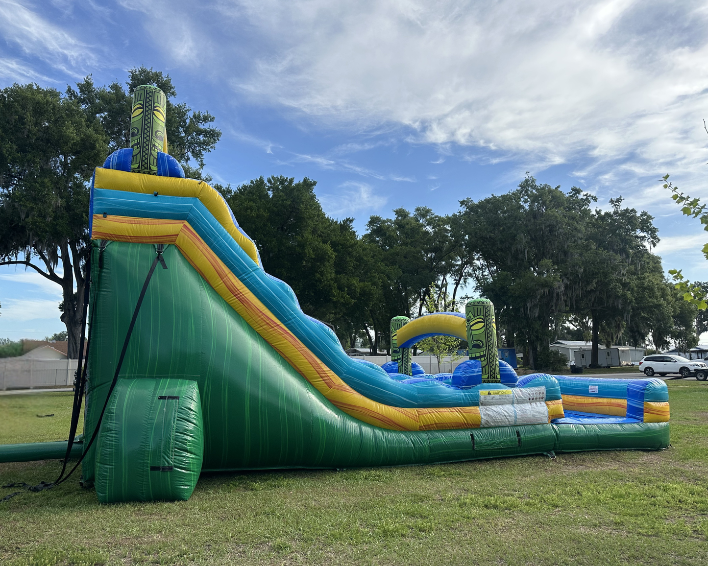 Tiki Shot Dual Lane Water Slide